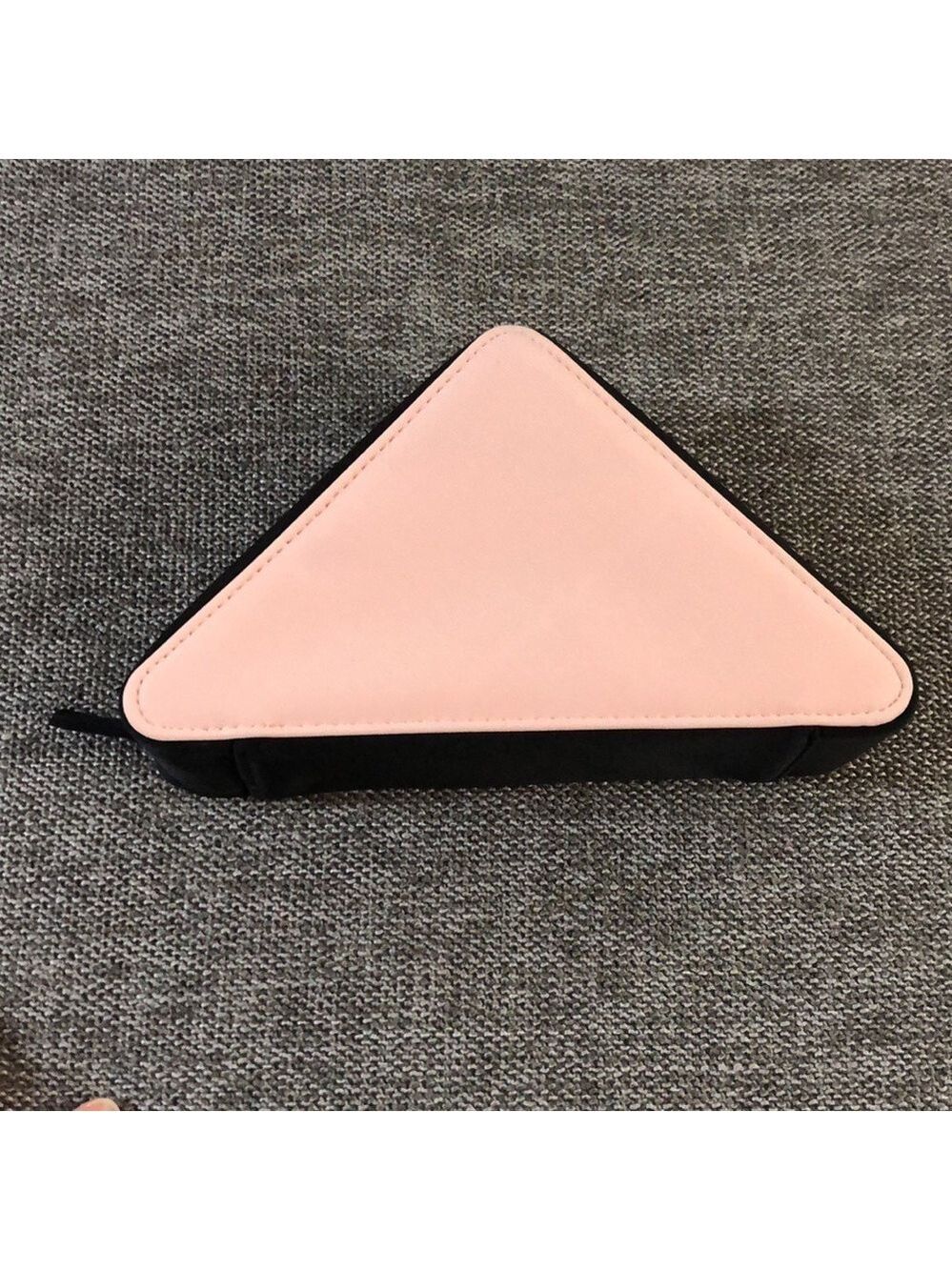Prada Beauty Triangle Pouch Cosmetic Bag Authentic - Picture 7 of 15